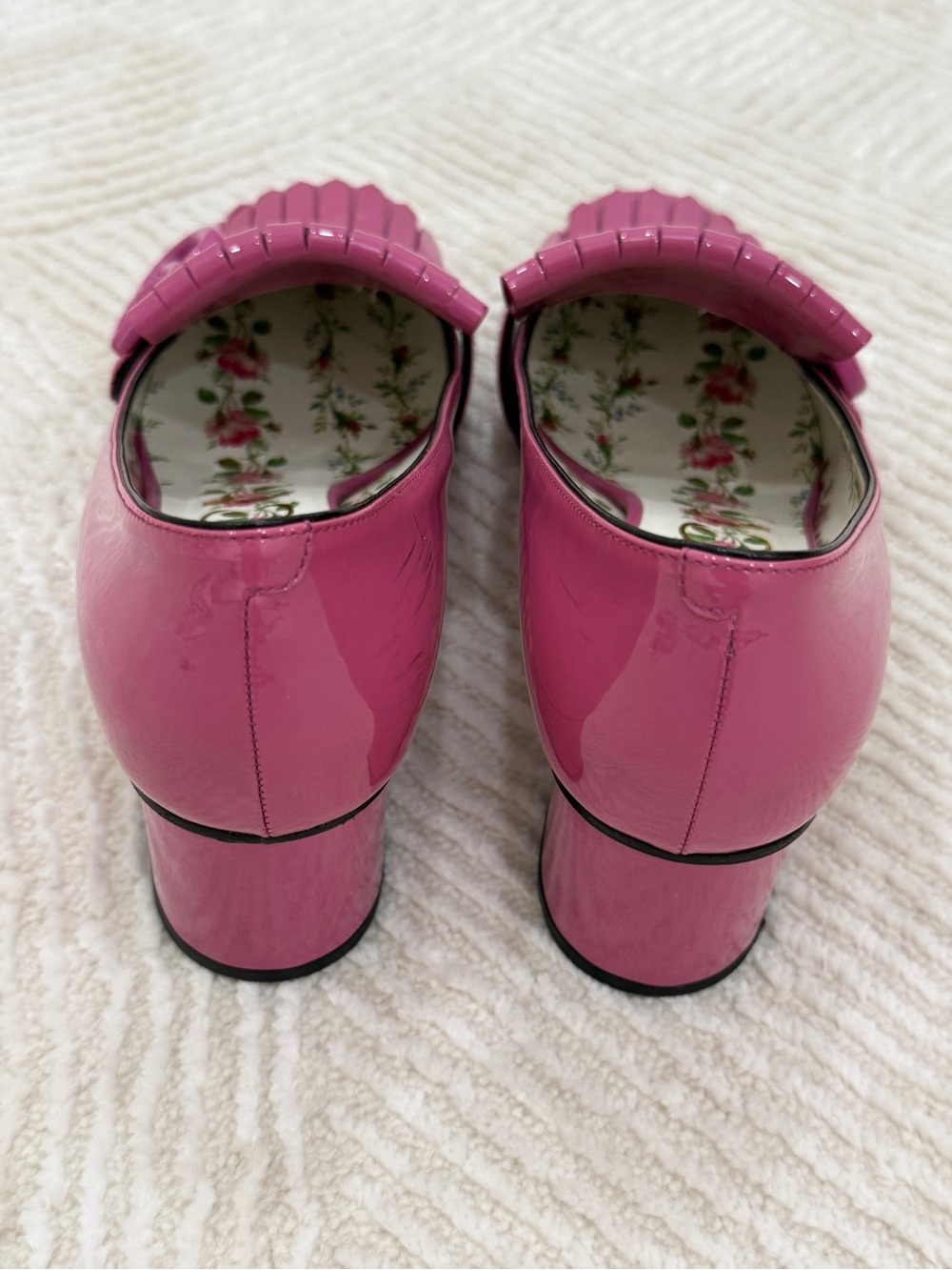 Gucci pink Marmont heels pumps Authentic - Picture 3 of 4